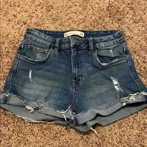 Zara denim shorts! Super soft material